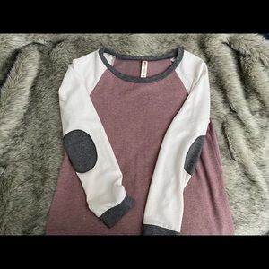 Elbow pad shirt